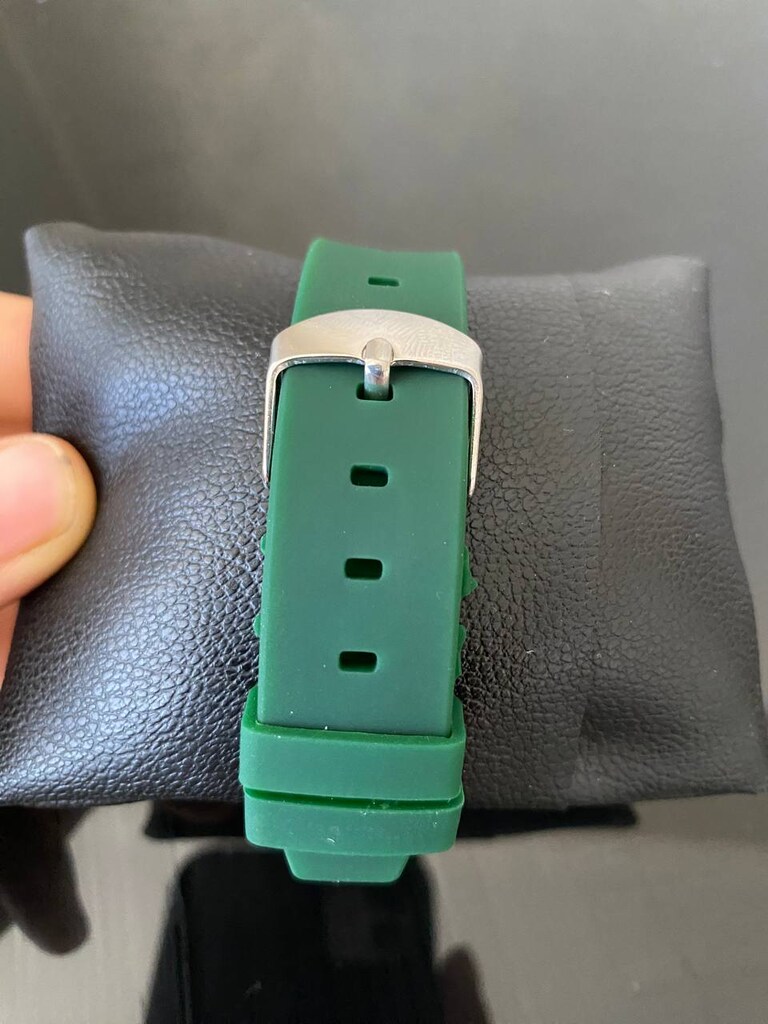 sıfır & kutulu Rolex Kol Saati Yeşil - Takvimi Aktif - Silikon Kordon - 3