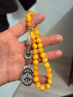 925 Ayar Gümüş Püsküllü Orjinal Kaya Damla Kehribar Fiyat 7500TL
