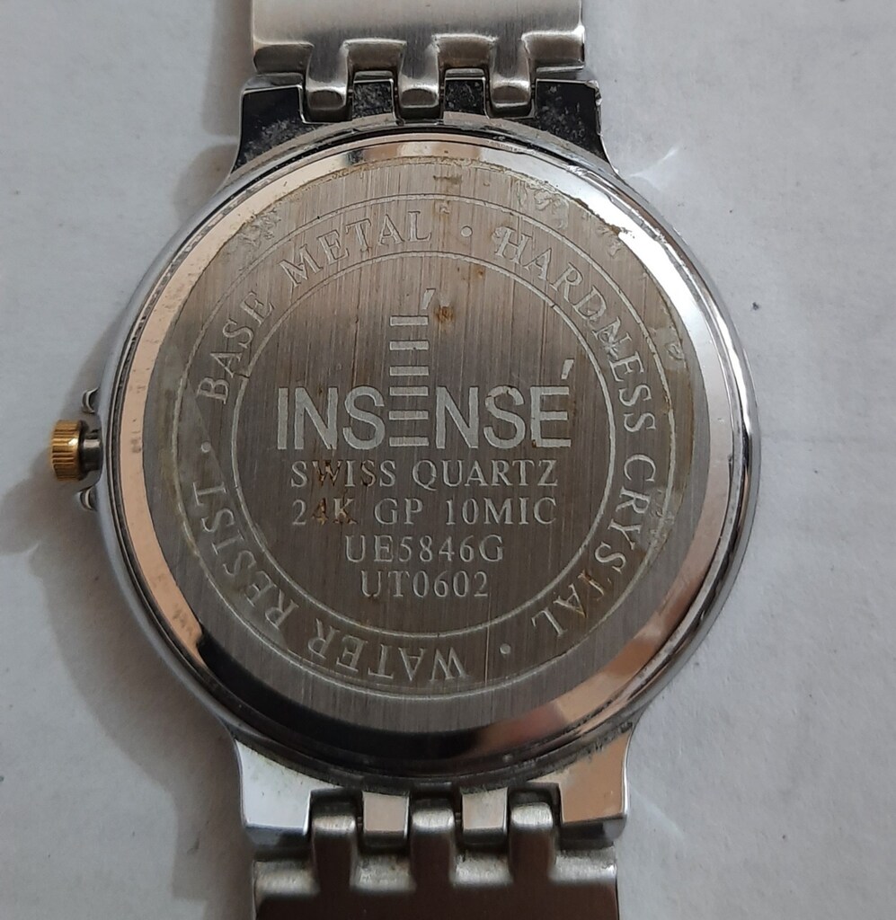 INSENSE SWISS İSVİÇRE ORJINAL ERKEK KOL SAATI SIFIR HİÇ KULLANILMAMIŞ - 2