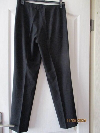 Vintage St Michael (Marks & Spencer) Siyah Likralı Pantolon - 40 Beden
