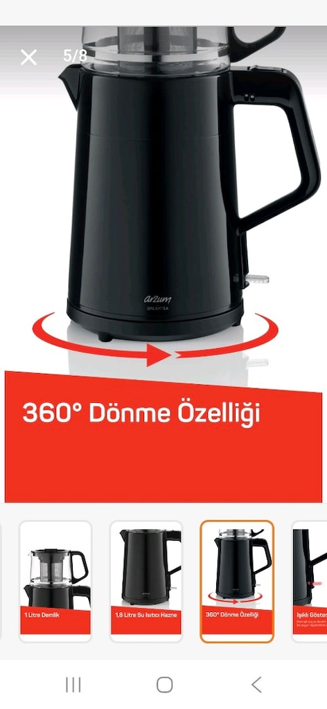 Arzum çaydanlık - 5