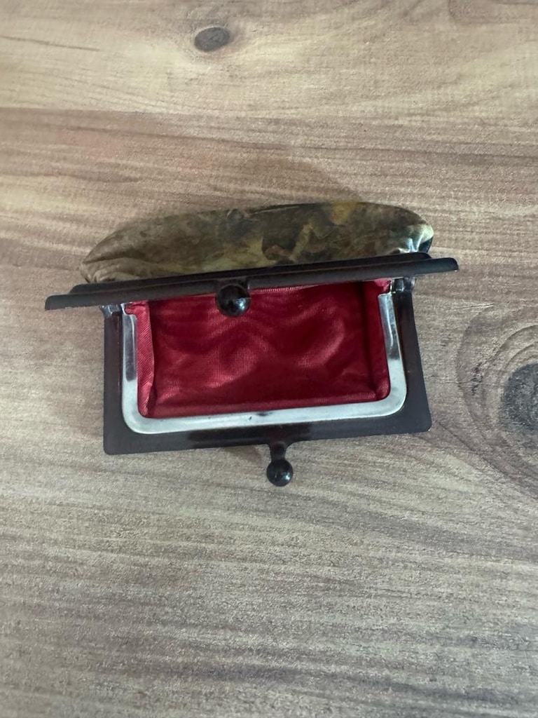 Vintage Bakalit Çerçeveli Bozuk Para Cüzdanı - 15
