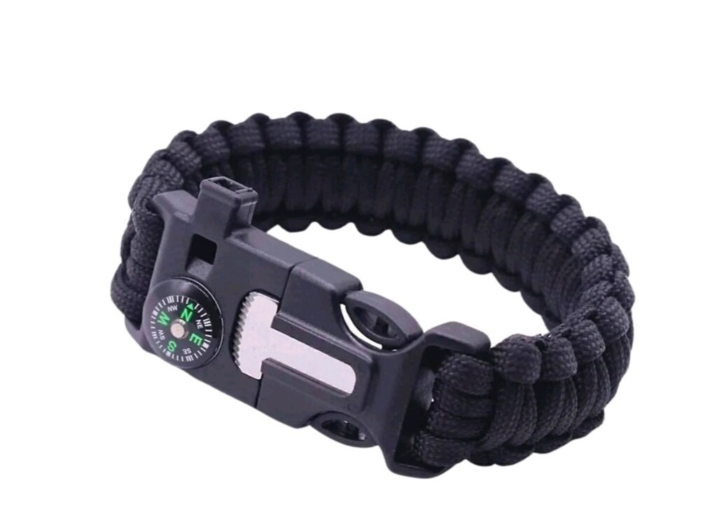 Orcamp Paracord Bileklik Siyah - 3