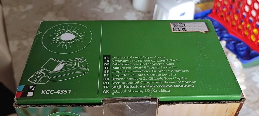 Kiwi Şarjlı portatif halı ve koltuk yıkama makinası kcc4351 yeni - 3