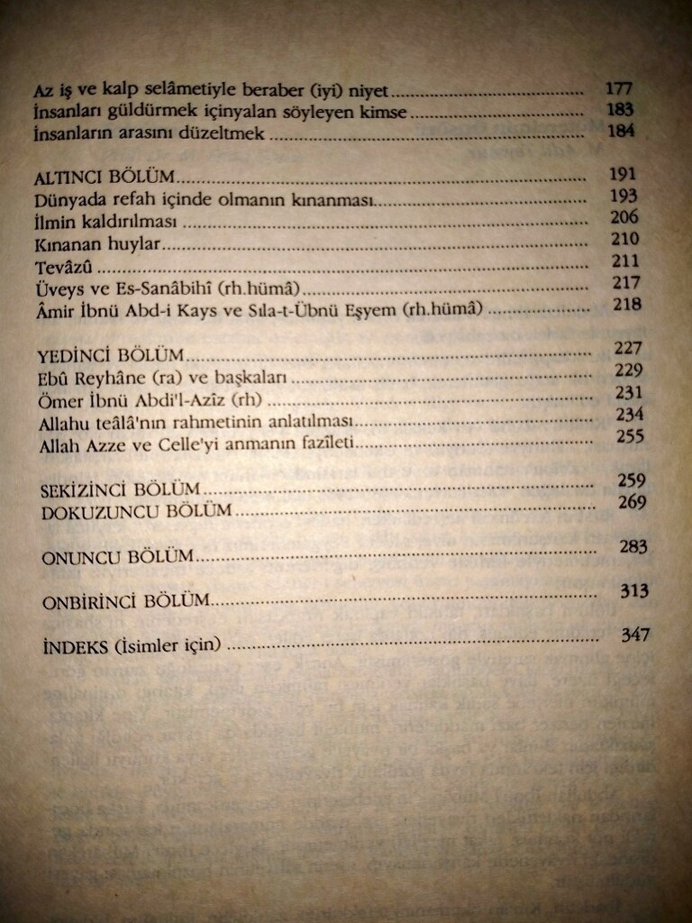 Dini kitap KiTABÜ'Z-ZÜHD VE'R-REKAİK Zahidlik ve incelikler - 6