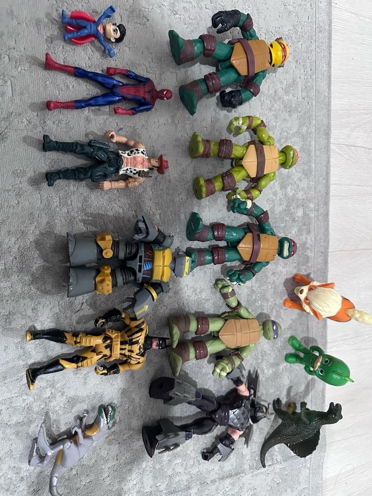 Ninja turtles aksiyon figür oyuncaklar - 6