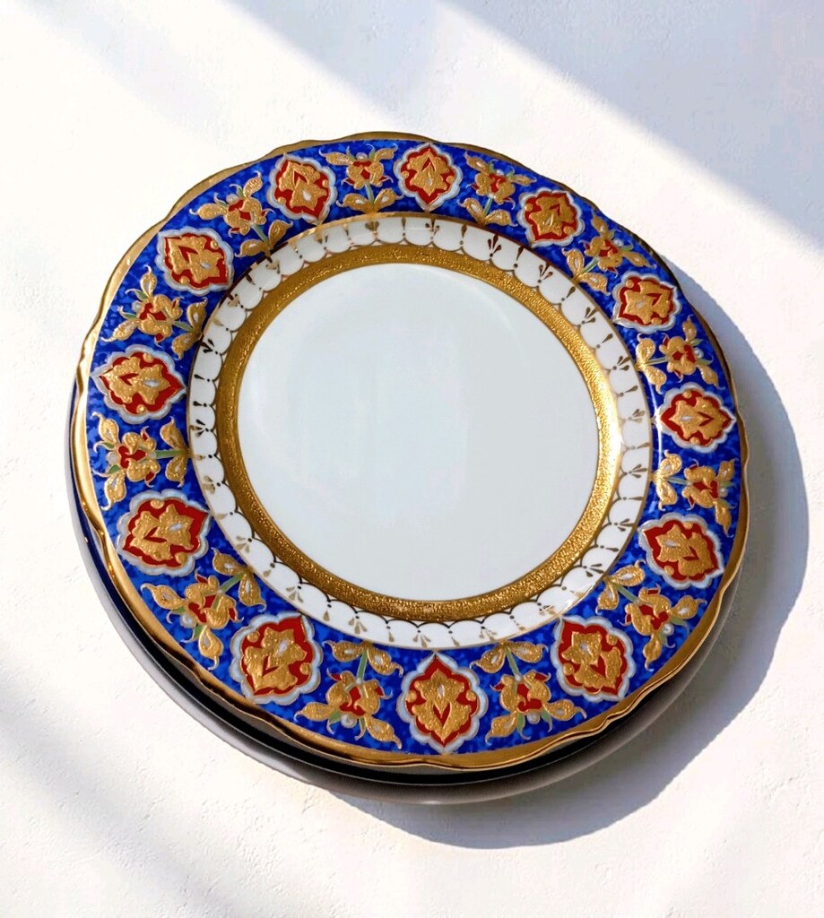 Güral Porselen Vintage El Yapımı Duvar Tabağı - 2