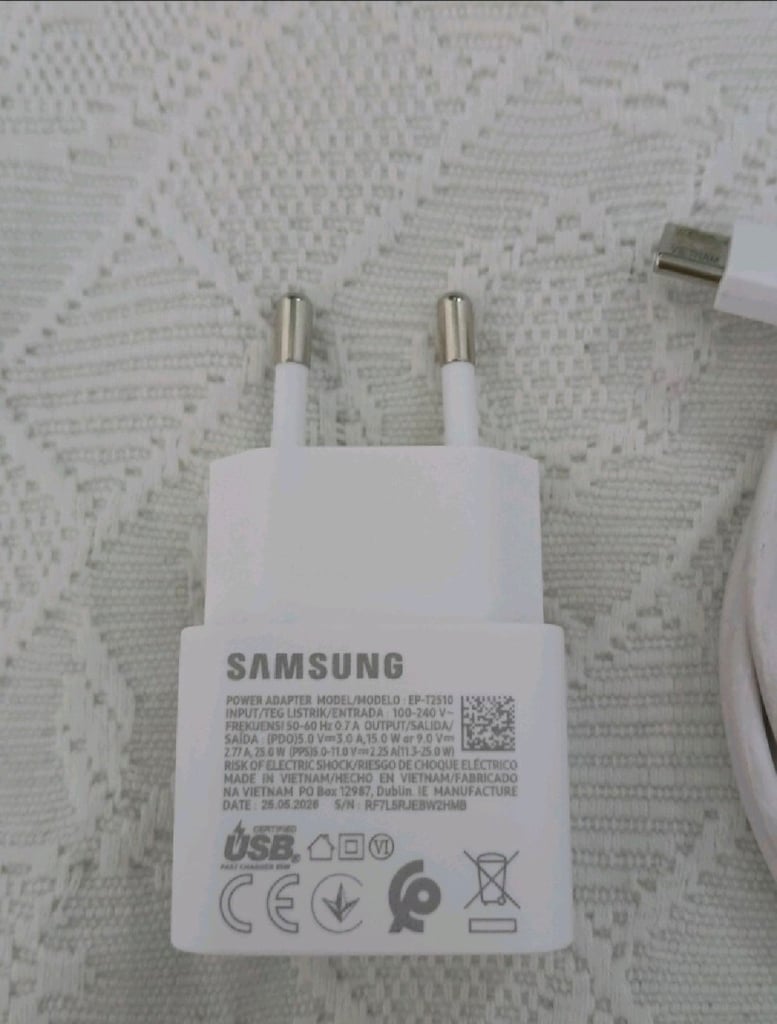 BATMAN İÇİ SAMSUNG 25 W Orijinal Şarj A./Sıfır Set 1800 civarı - 2
