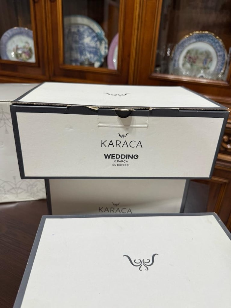 karaca wedding 12li set bardaklar - 8