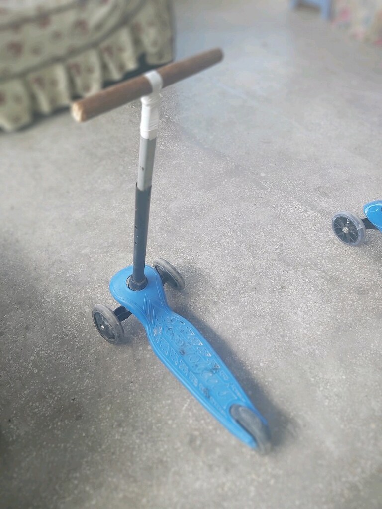 Mavi Çocuk Scooter - 14
