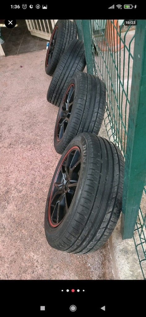 İCON ÇELİK JANT LASTİK 5X114.3 DUNLOP 2021 yazlık lastik temiz - 8