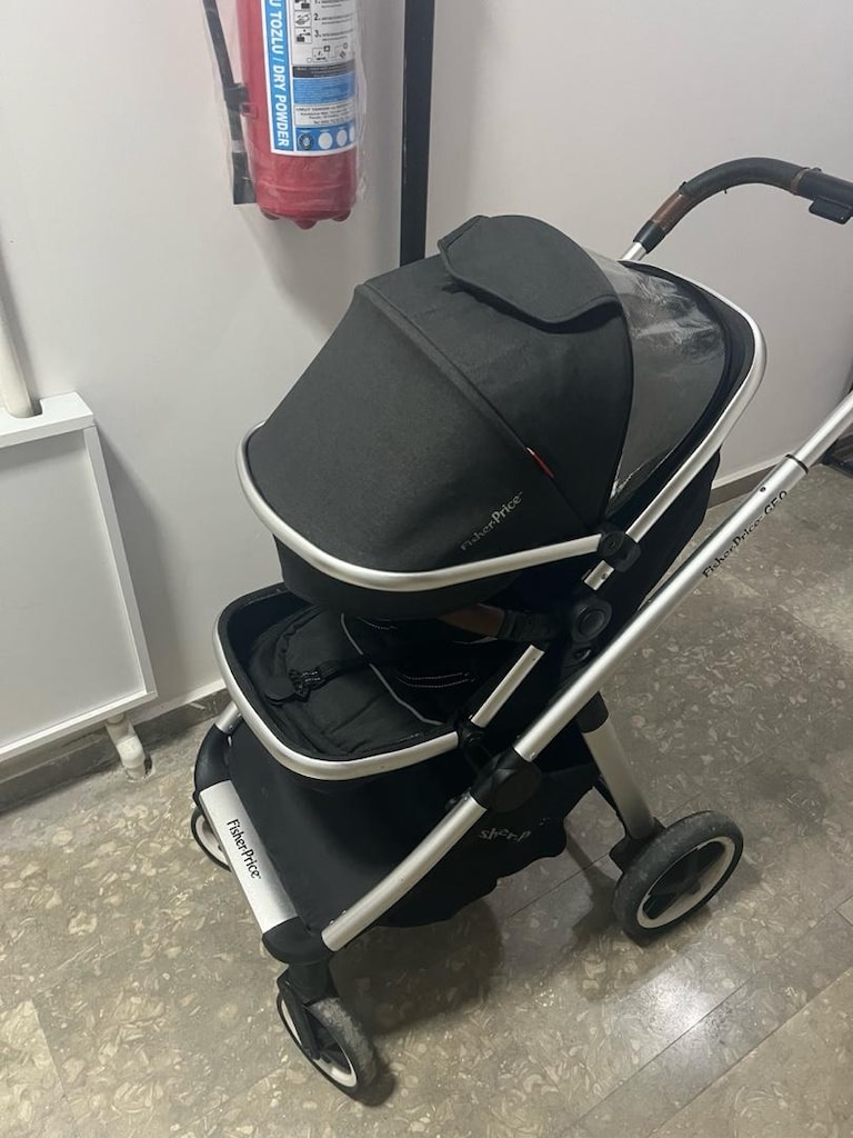 ACİL SATILIK FİSHER PRİCE MARKA BEBEK ARABASI - 5