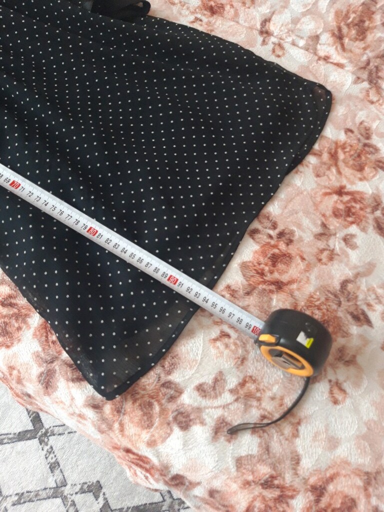 Abiye elbise şeffaf kollu S beden - 3