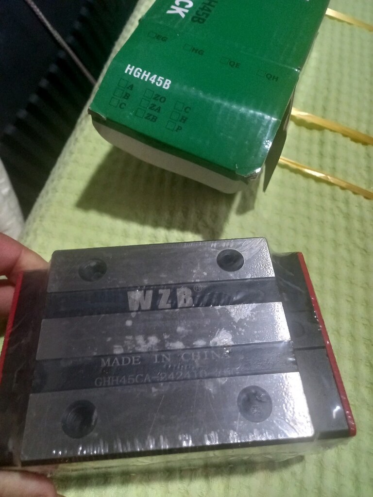 WZB GHH45CA (45'lik) lineer kızak arabası - 2