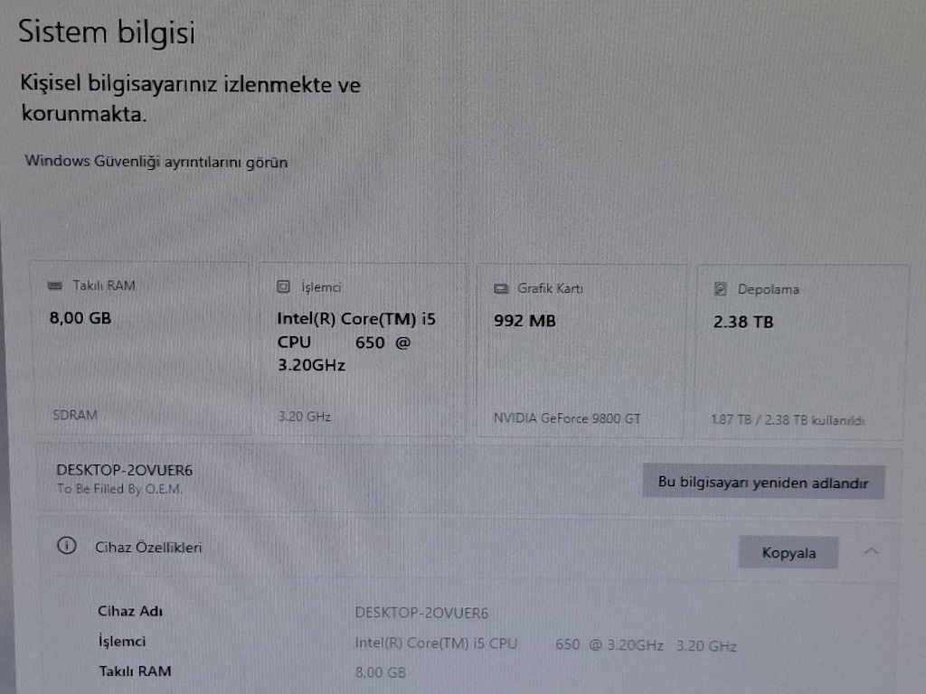 i5 kasa tek kasa satılık - 9