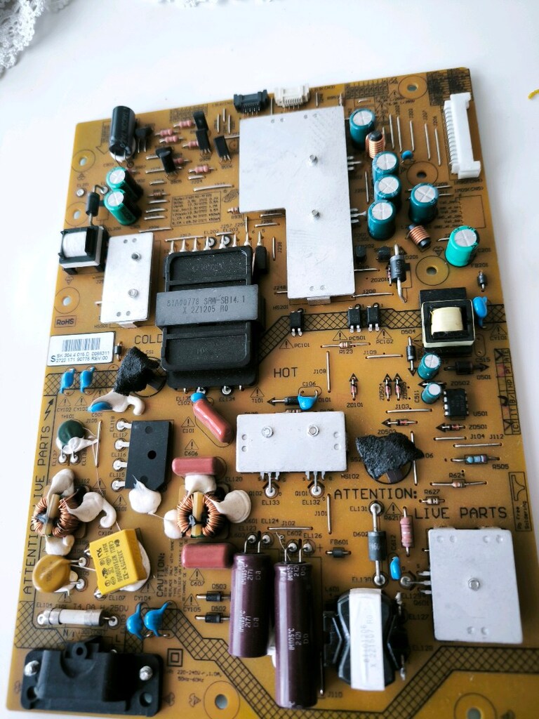 Philips pfl 4218 TV besleme kartı - 2