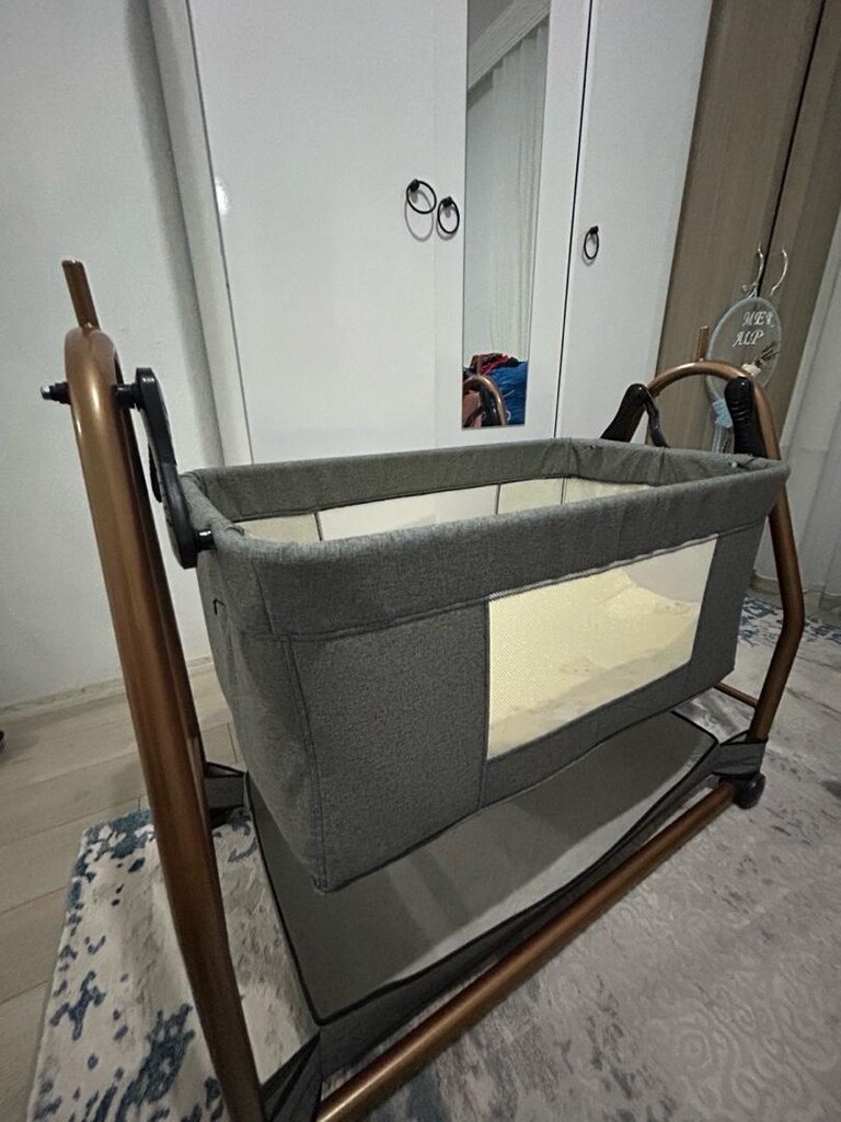 canvers rocco bebek beşik sallanan beşik hamak beşik - 2