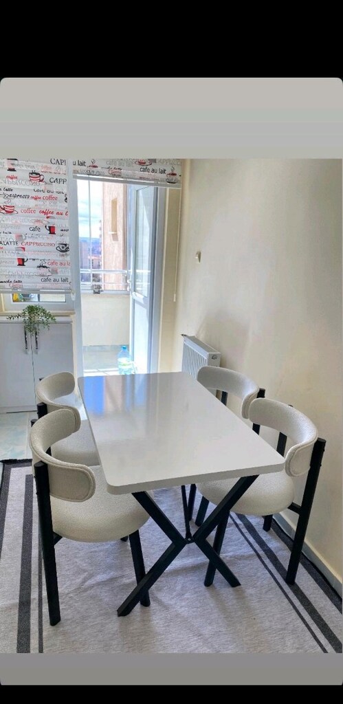 Sıfır mağazadan kaliteli masa 4 sandalye takımı - 6