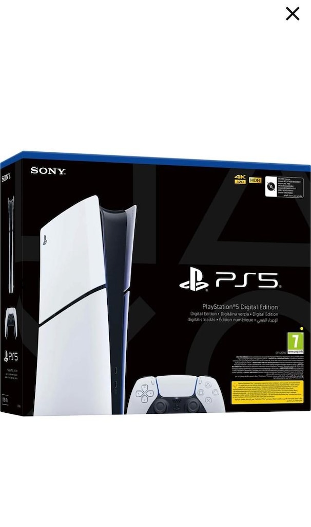 SONY Playstation 5 Slim Digital Edition 1 TB Oyun Konsolu Beyaz