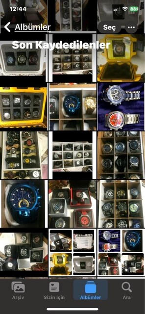 saat ler kutulu kutusuz invicta seiko rado slazenger navıgare ve marka