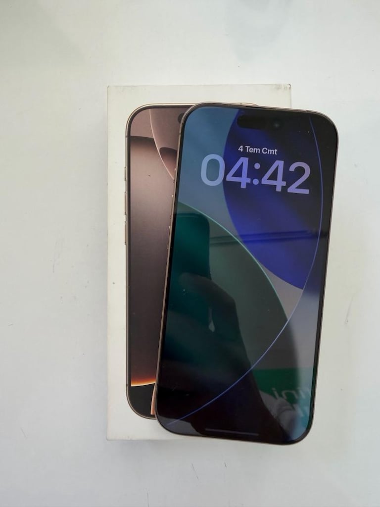 IPHONE 16PRO 128GB 12AY GARANTİ 10/10 HATASİZ FULL ORJİNALL PİLL 92 - 2