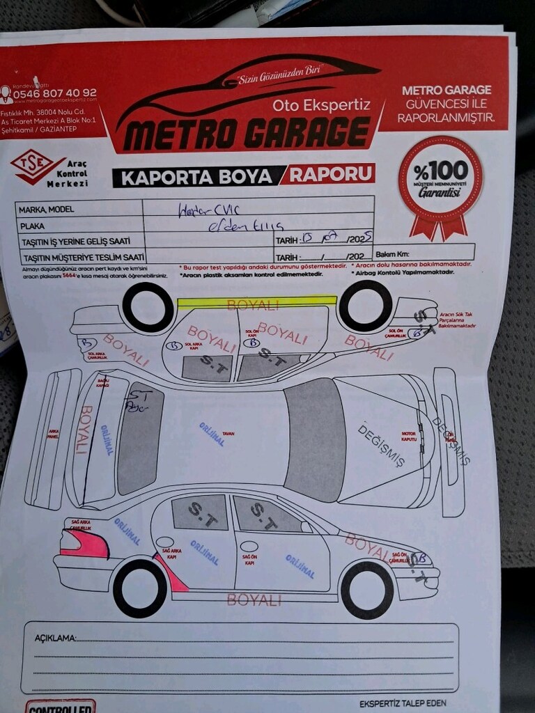 ACİL SATILIK HONDA FB7 - 8