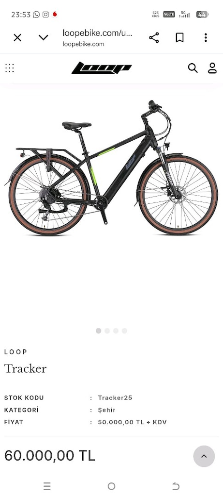 Loop Tracker E-City 28 Jant Şehir Bisikleti ,