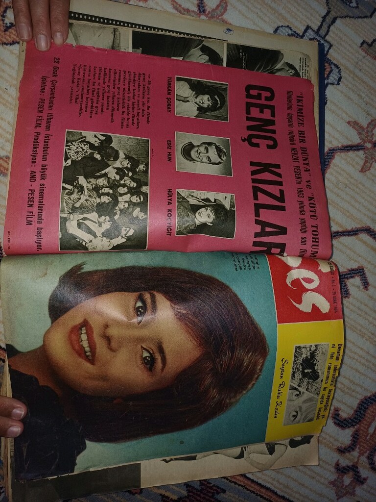orijinal dergi kapakları ve mecmualar - 11