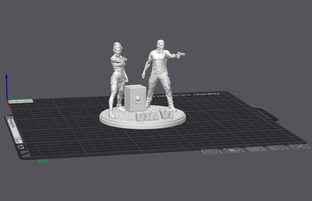 GTA VI – Vice City Soygunu Dioraması | 18 cm 3D Baskı | Özel Boyama - 5