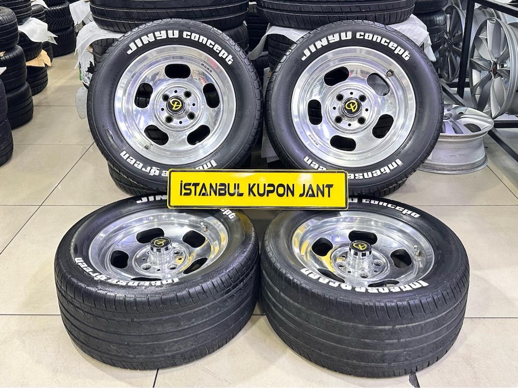 215/50/13 Jinyu Consept Uzun Yazı Orjinal MoMo jant Lastik sıfır ayar - 5