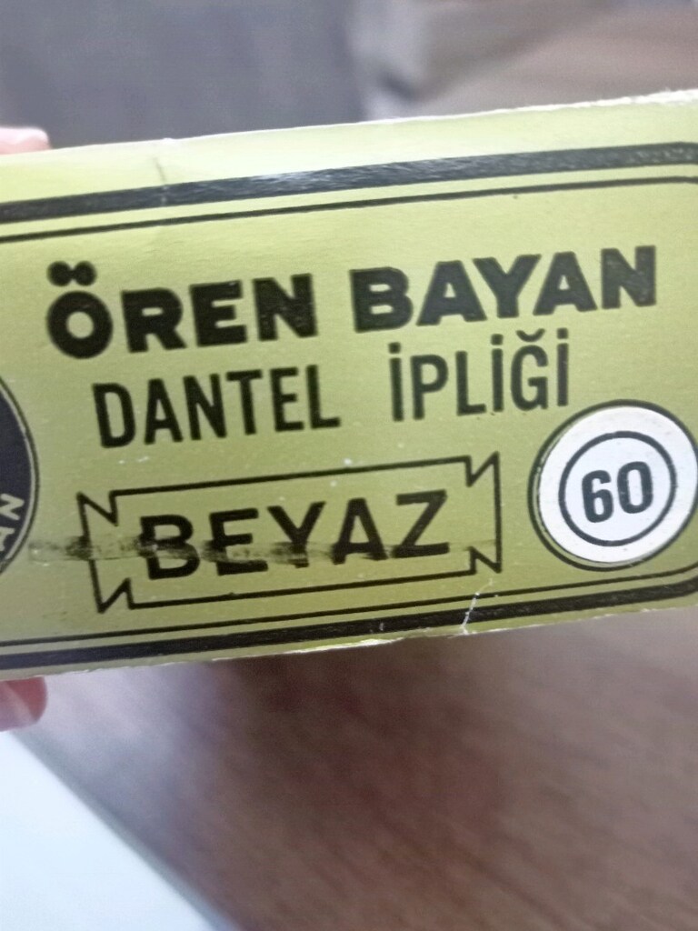 HEPSİ 100 TL ORENBAYAN DANTEL İPLİGİ 7 adet TAM YUMAK - 6