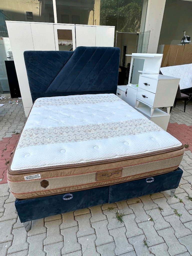 yatak odası takımı çift kişilik yatak sıfır ayarında az kullanılmış - 7