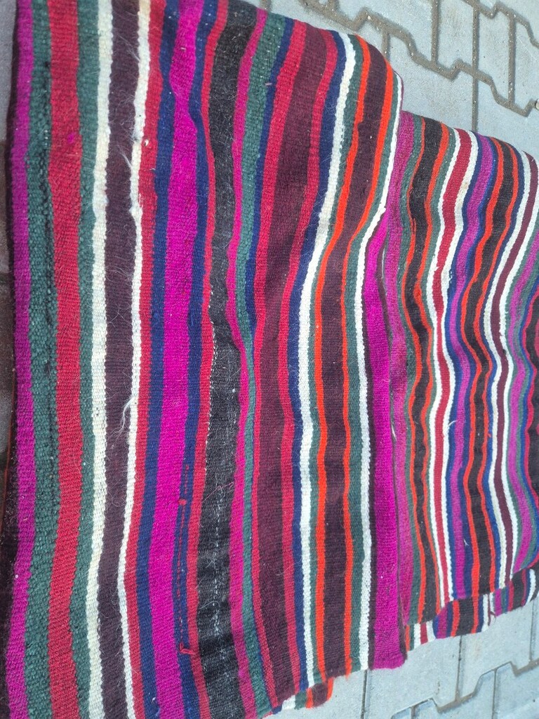 Dekorluk antika yün kilim - 4