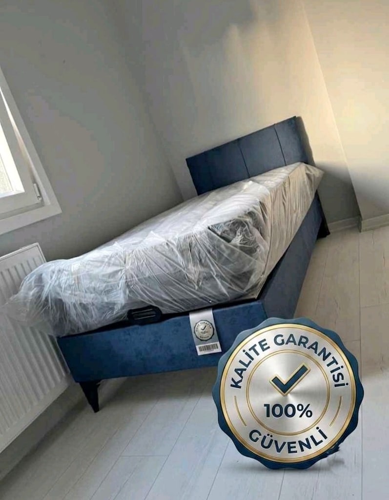 SIFIR SET UYGUN FİYAT 90/190 TEK KİŞİLİK YATAK BAZA BAŞLIK