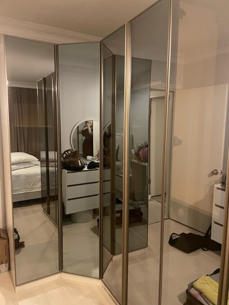6 kapaklı camlı gardrop - 6