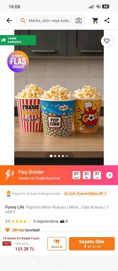 popcorn kutusu - 3