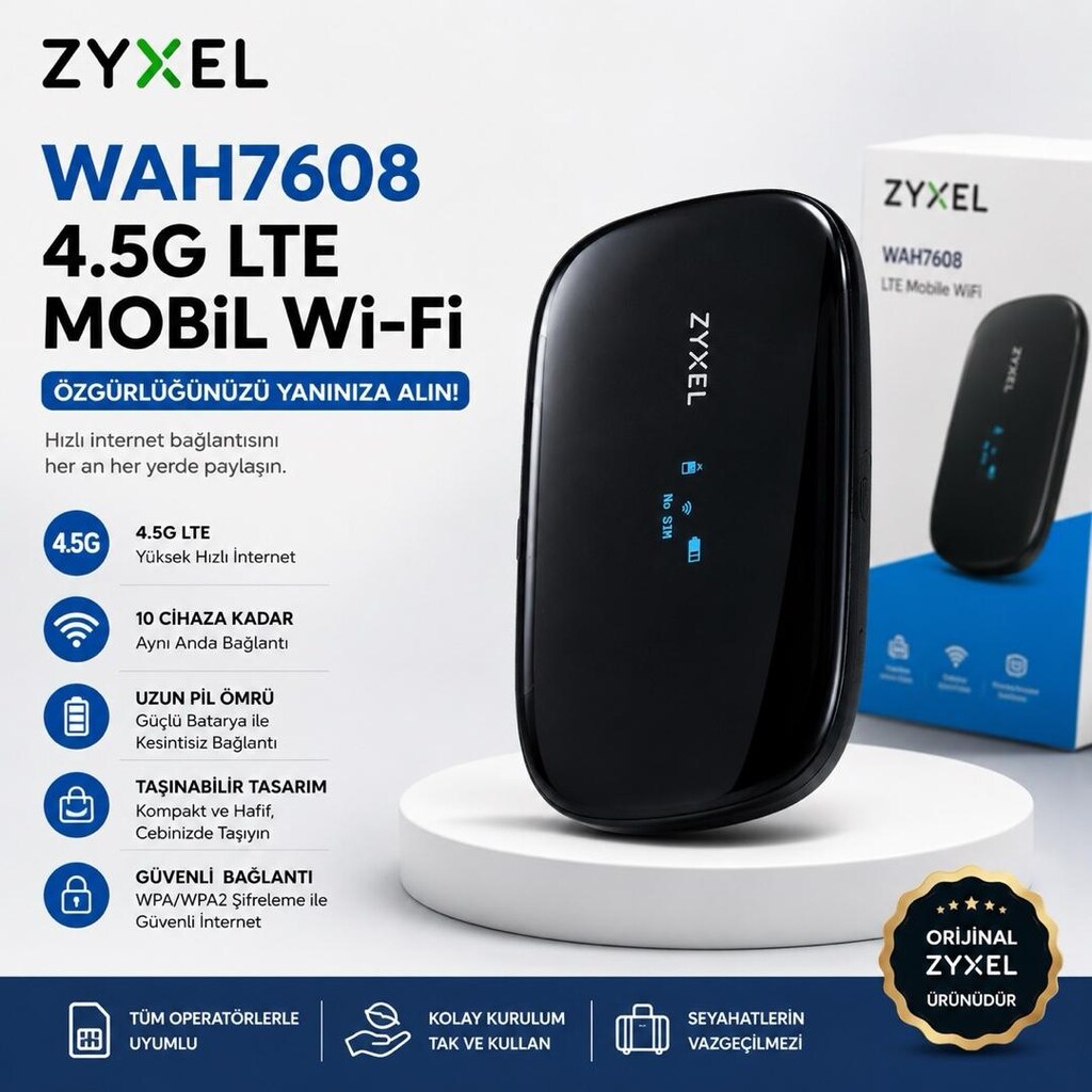 Zyxel taşınabilir mobil modem vıın - 3
