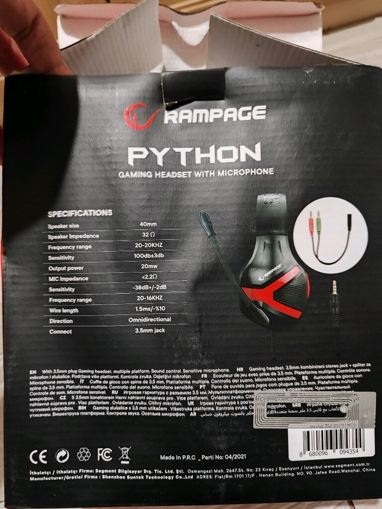 PYTON RAMPAGE SIFIR KULAKLIK - 4