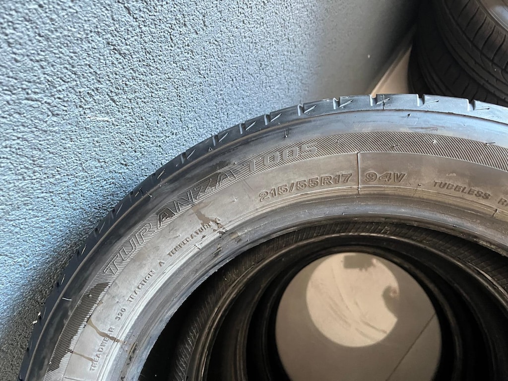 215 55 17 BRIDGESTONE MARKA SIFIR AYARINDA YAZ LASTİK - 8