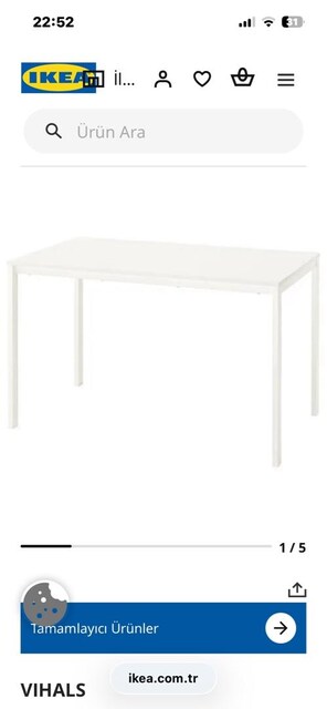 Ikea Minimalist Tasarım Masa Sandalye Takımı