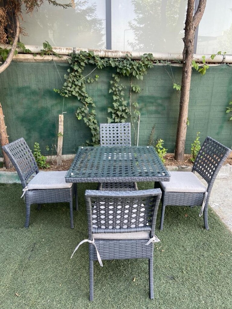 Rattan masa sandalye takımı - 4