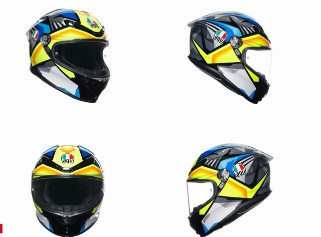 AGV K6s joan Black Blue Kapalı Kask L Beden