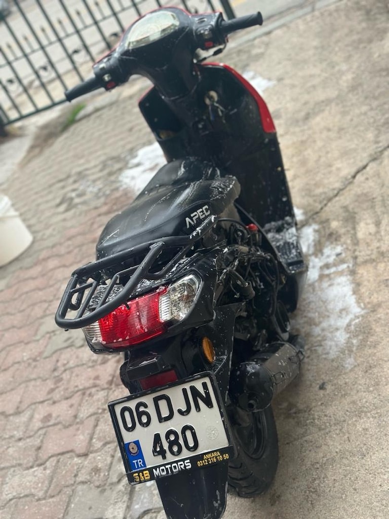 2022 APEC PS3 50cc 100cc ÇEVRİLİ ÖN ARKA DİP BASIK 3 RENK XENON ABA - 4