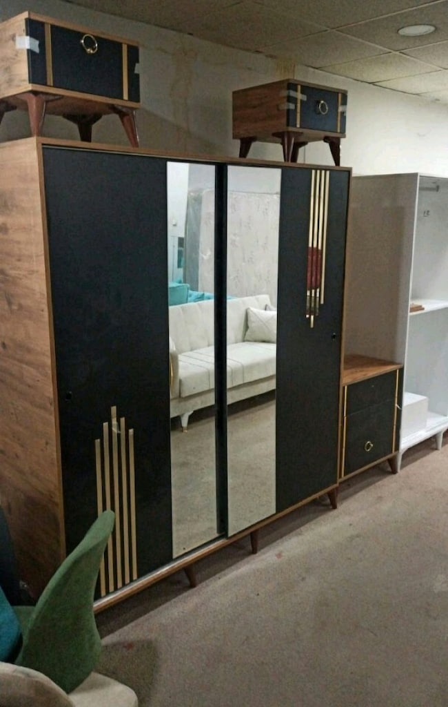 YATAK ODASI TAKIMI BAZA BAŞLIK YATAK DAHİL KAPIDA ÖDEME HIZLI TESLİM - 2