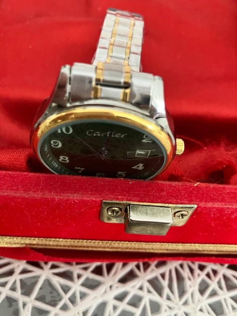 Cartier Yeşil Kadranlı İki Renkli Şık kadın kol saati… - 8