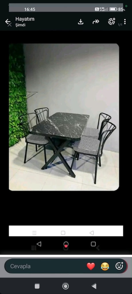 lokanta mutfak masa sandalye takımı - 2