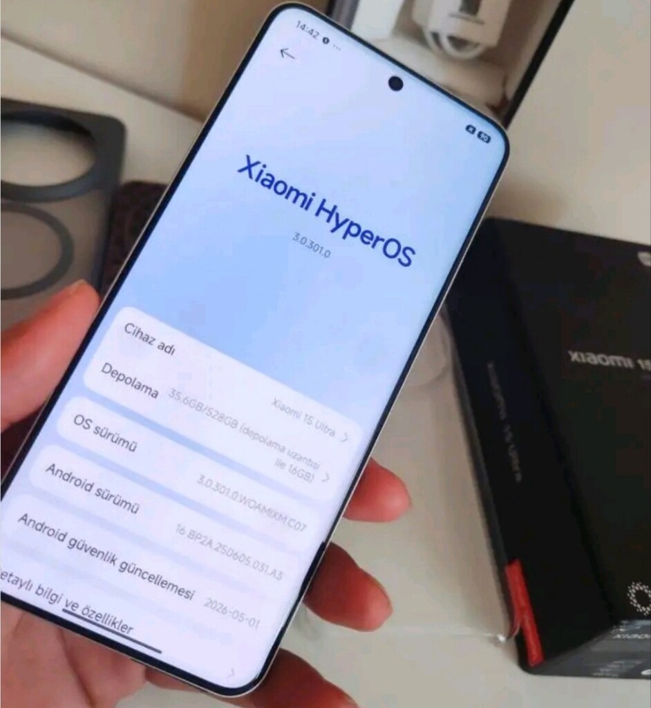 XİAOMİ 15 ULTRA 512GB HAFIZA 16+16GB=32GB RAM HENÜZ SİM KART TAKILMAMI - 7