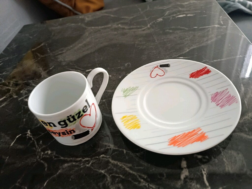 Kütahya porselen kahve fincanı - 4