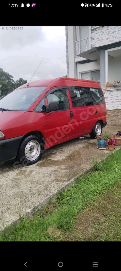 Fiat scudo 1.9 D 7+1 otomobil ruhsat 2001 model dolmuş çıkması - 14