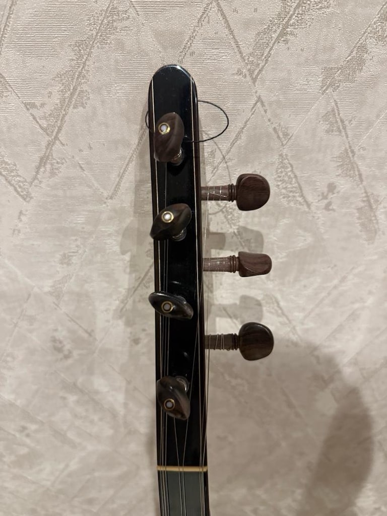 Yılmaz Saz evinden orijinal Solak Oyma Dut Bağlama - 4